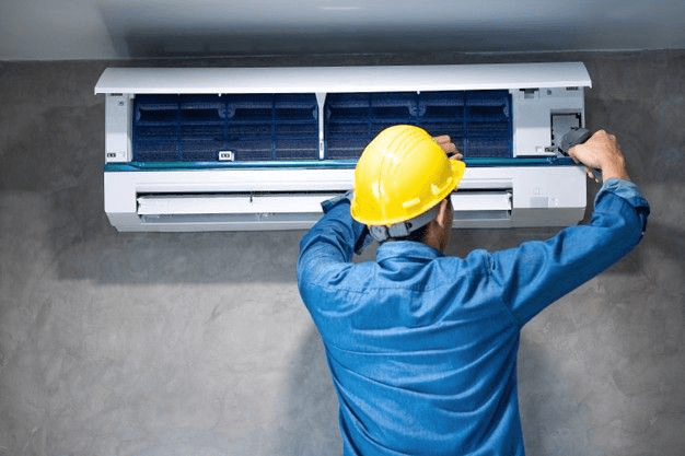 A home-service professional at work